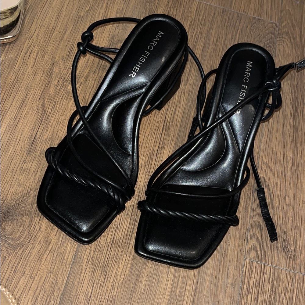 Marc Fisher Elegant Black Sandals